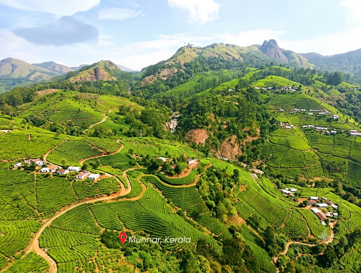 Munnar: Where Tea Garden Touch The Sky