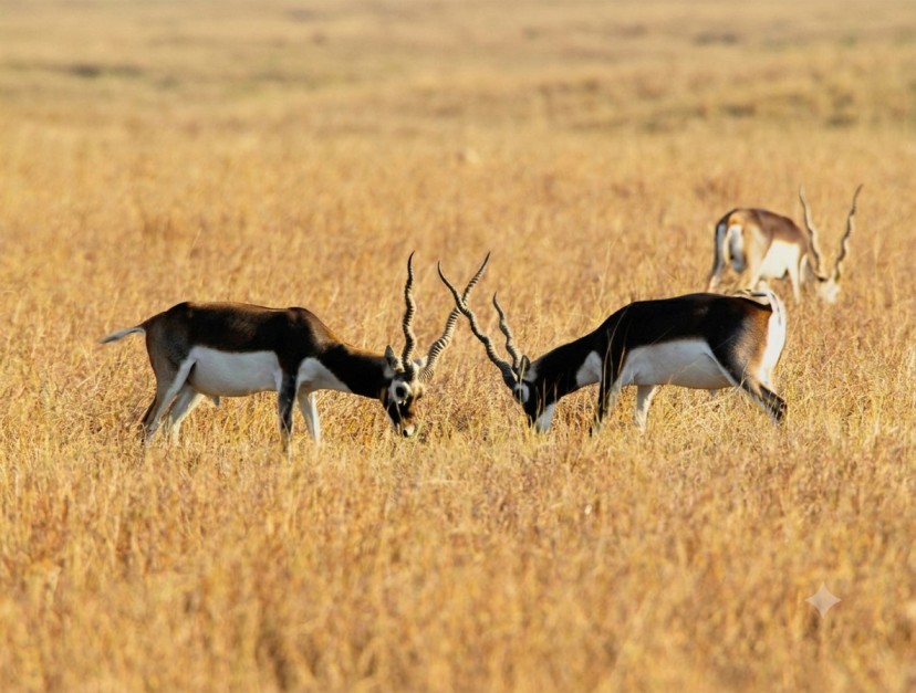 Velavadar-National-Park : The Land Of Blackbucks