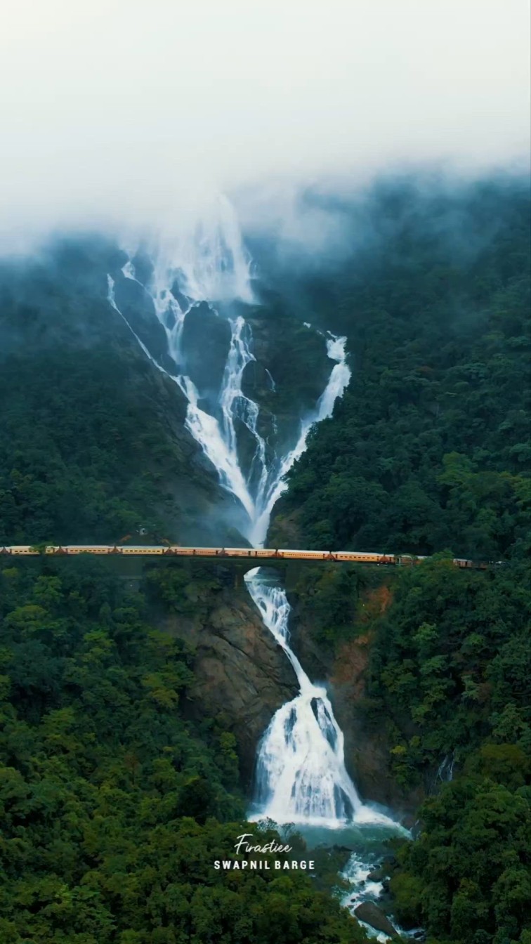   Dudhsagar Falls - India's Majestic Cascade