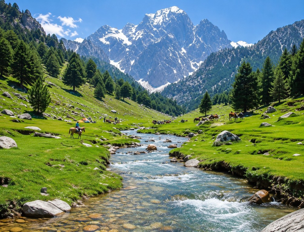 Sonmarg : The Golden Meadow Of Kashmir