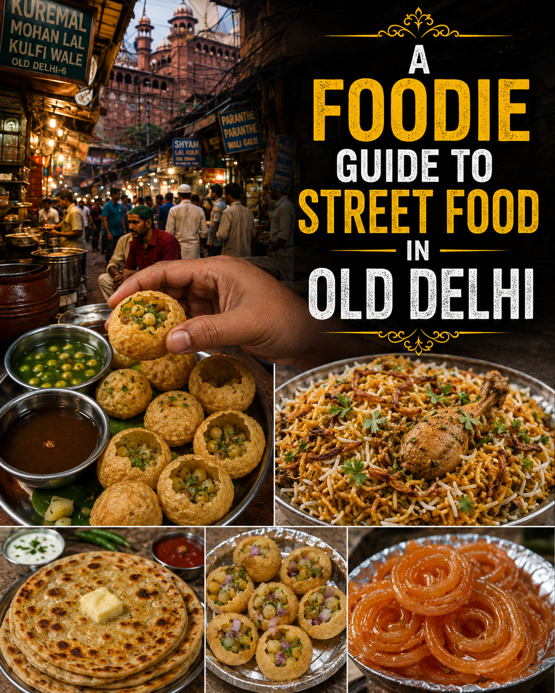 A-Foodie-Guide-To-Street-Food-In-Old-Delhi : An Unforgettable Culinary Journey 