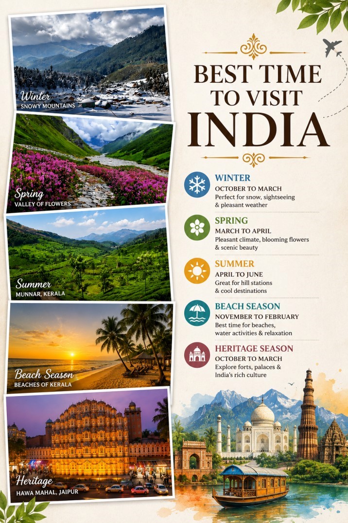 Best Time to Visit India: A Seasonal Guide for Global Travel Partners