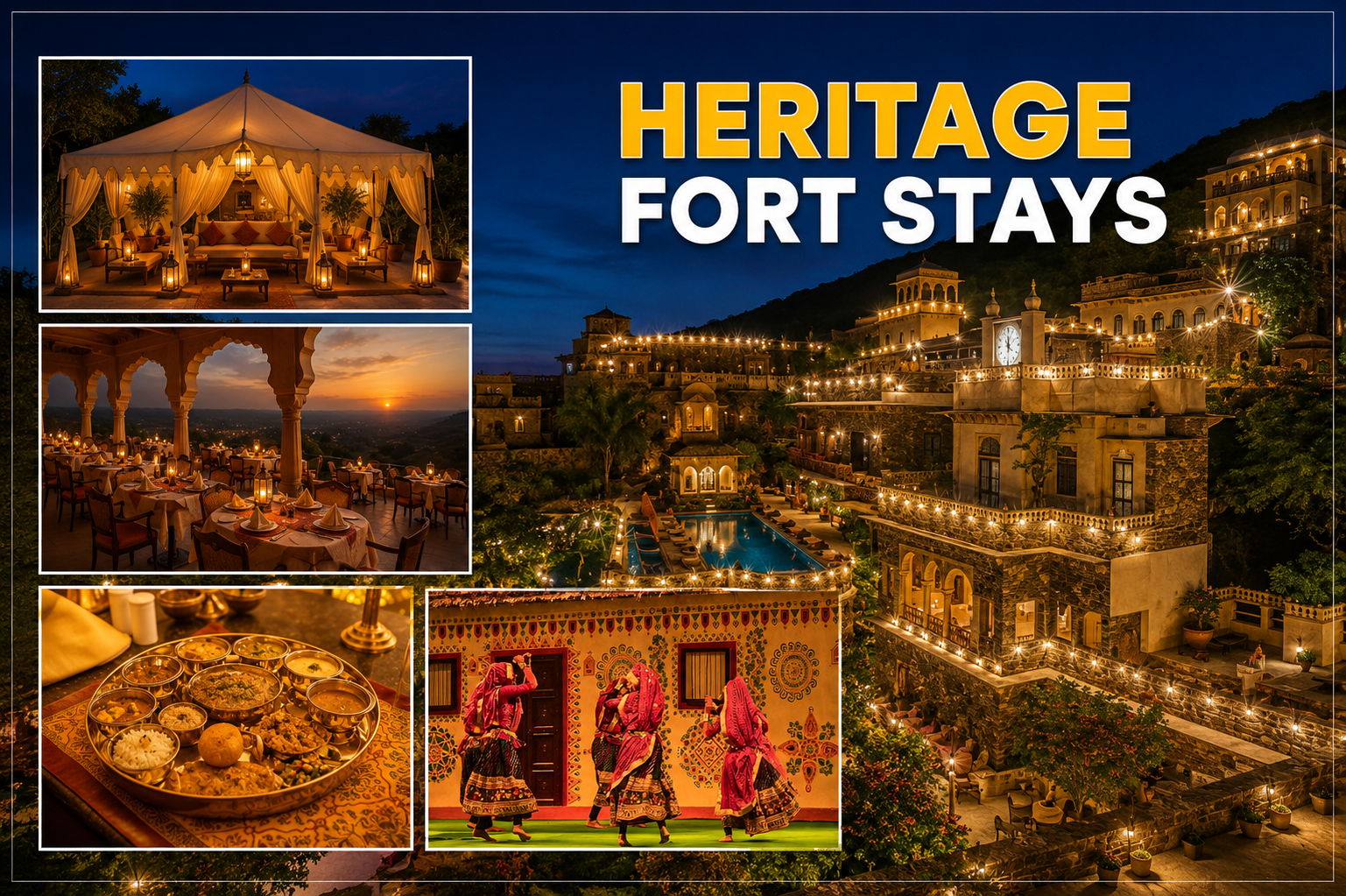 Heritage Fort Stays: Experience Royal Living in Timeless Fortresses