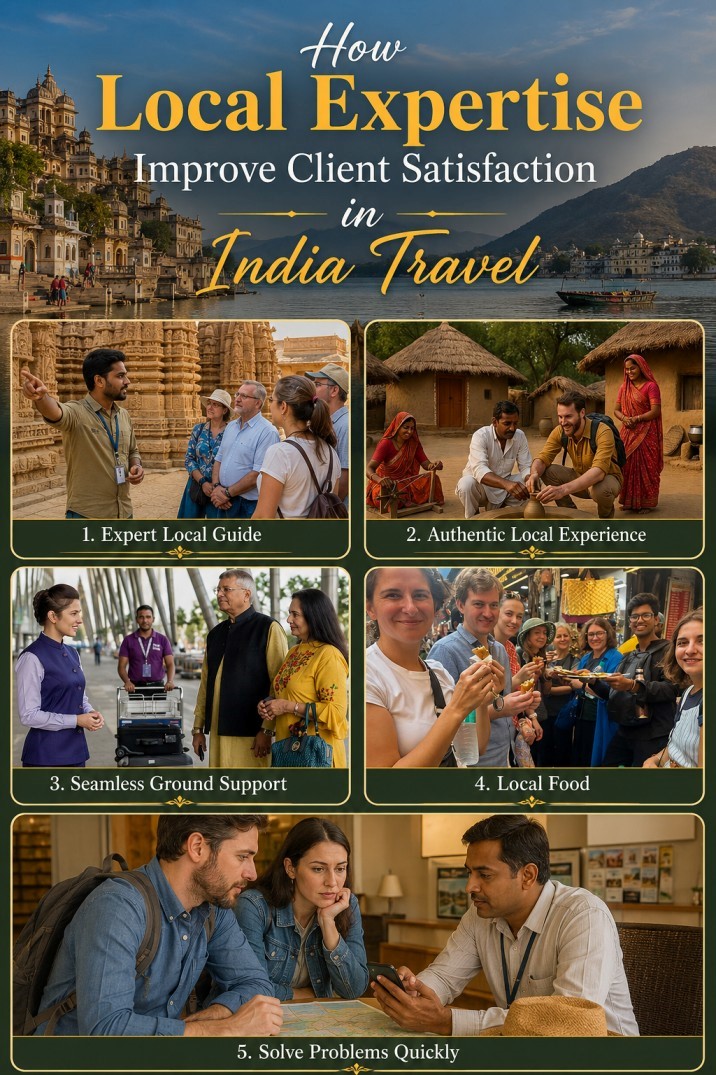 How Local Expertise Improves Client Satisfaction in India Travel :
A B2B Perspective for International Travel Designers & DMC Partnerships
