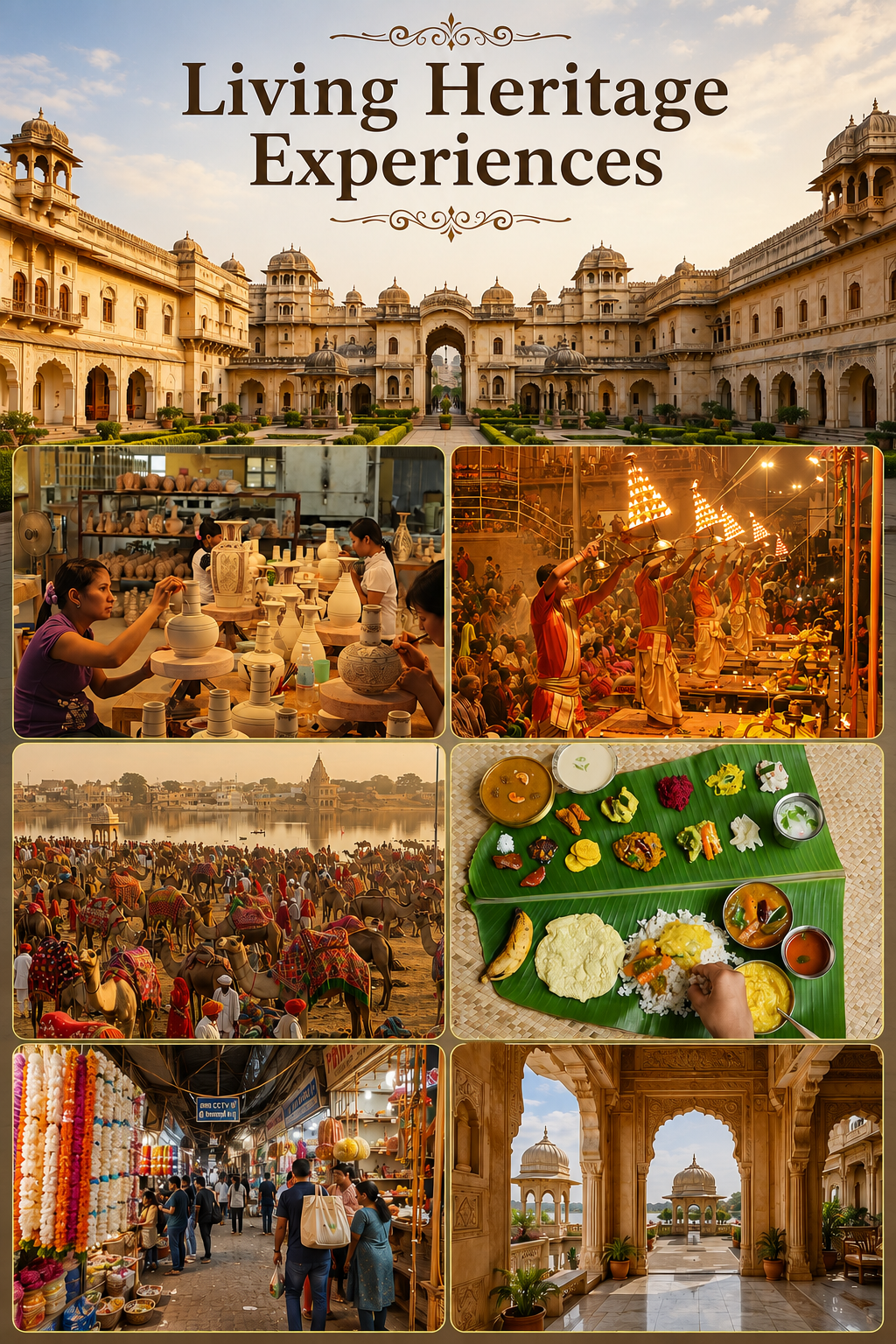 Living Heritage Experiences International Travelers Love in India : A B2B Perspective for Global Tour Operators & Travel Partners
