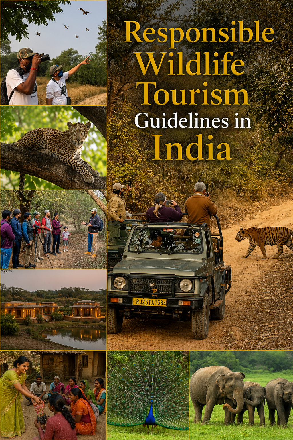 Responsible Wildlife Tourism Guidelines in India : A Practical Framework for Ethical, Sustainable Safari Programs
