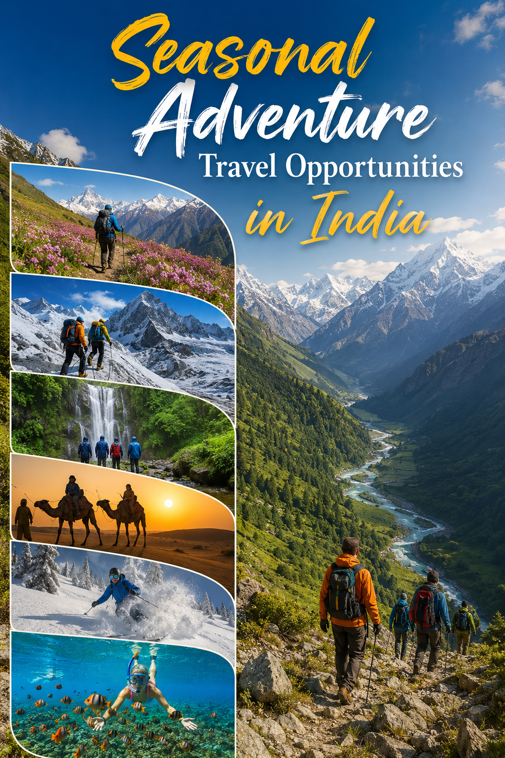 Seasonal Adventure Travel Opportunities in India : A Strategic Guide for Travel Designers & Tour Operators
